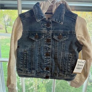 Tucker & Tate Kids Denim Jacket with Hoodie